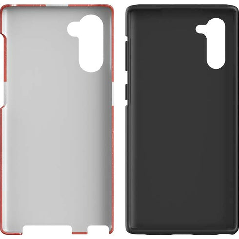 Denmark Flag Distressed Galaxy Note 10 Pro Case